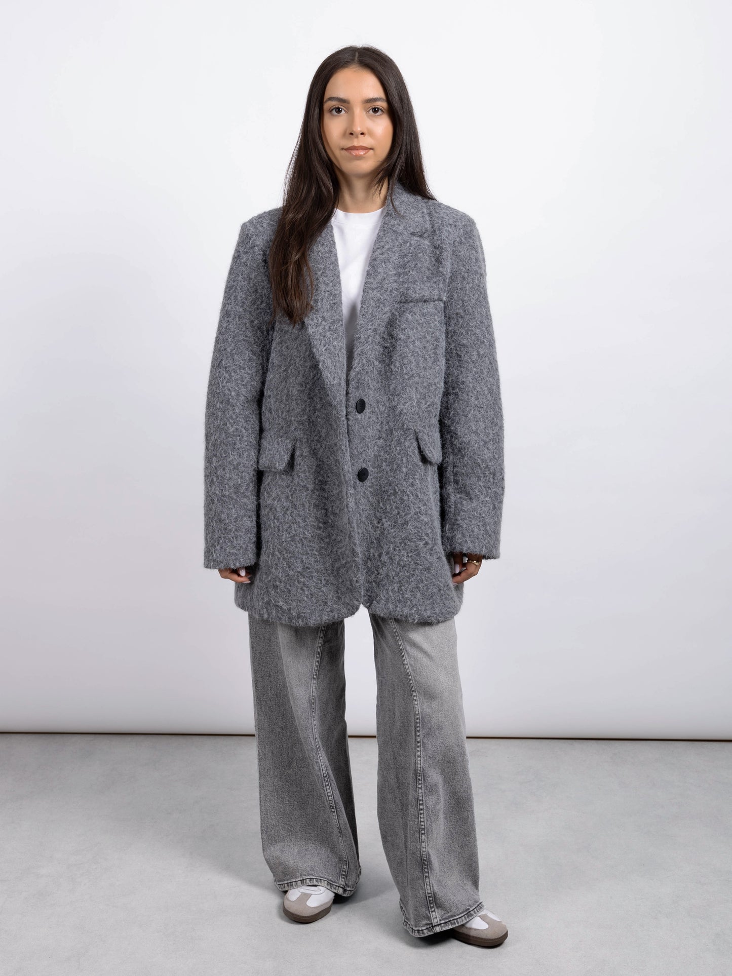 BLAZER OVERSIZE GRIS