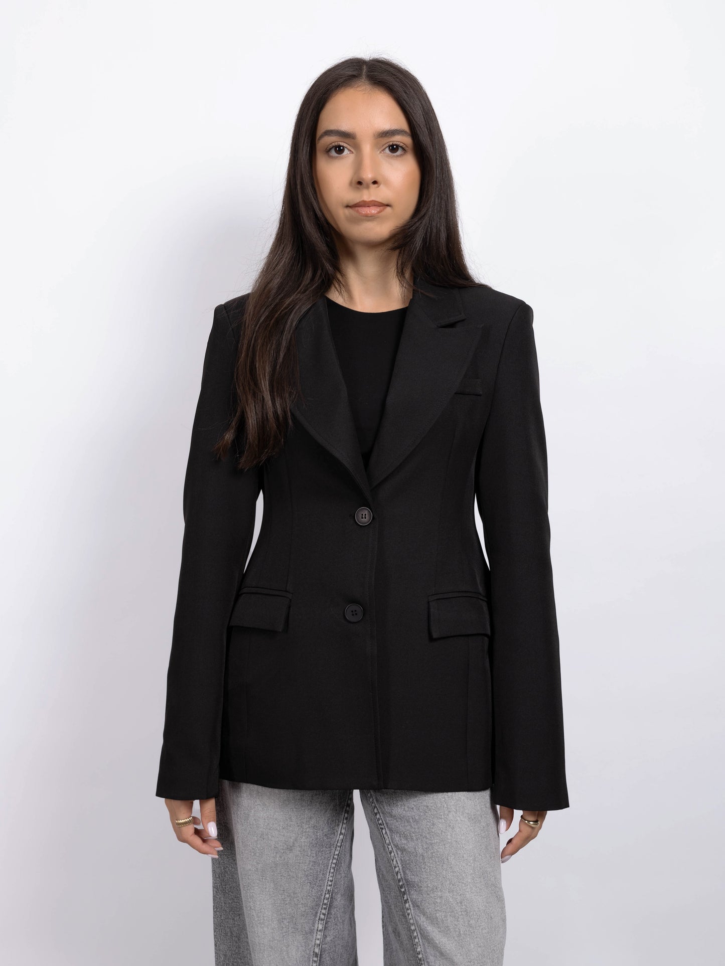 BLAZER CINTRÉ NOIR