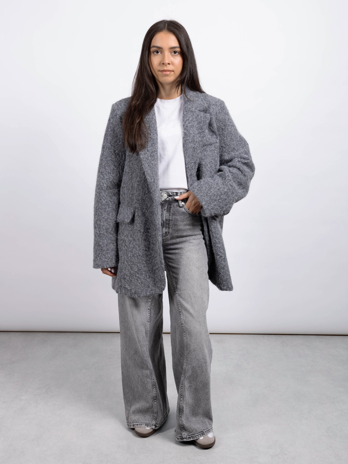 BLAZER OVERSIZE GRIS