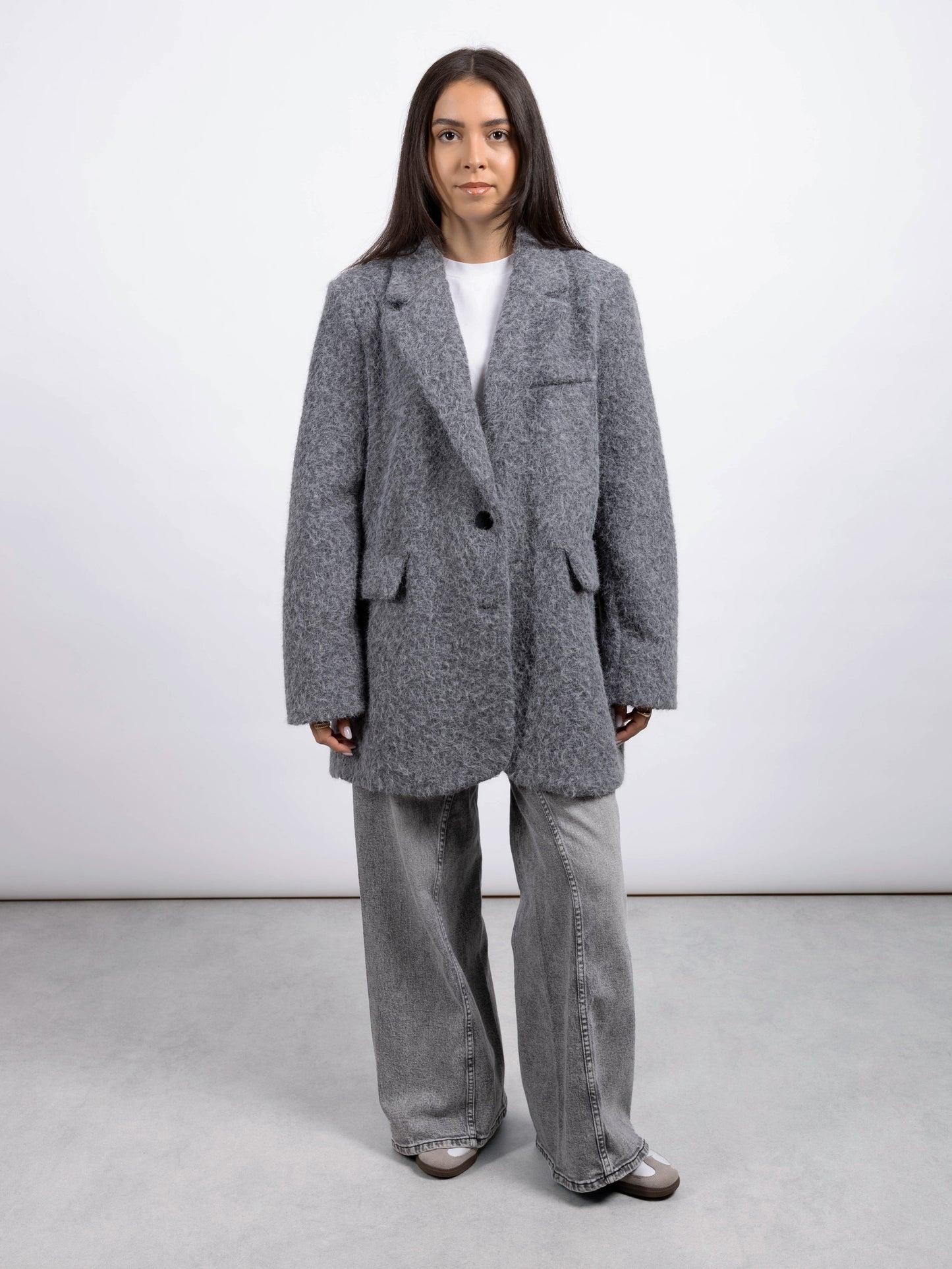 BLAZER OVERSIZE GRIS