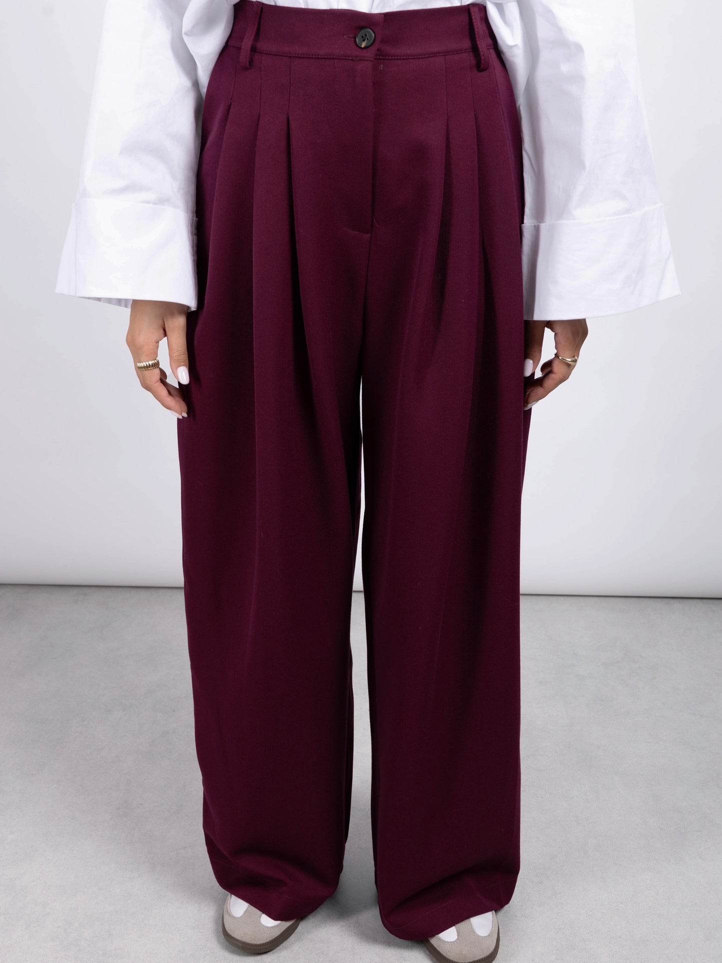 PANTALON ÉPAIS BORDEAUX