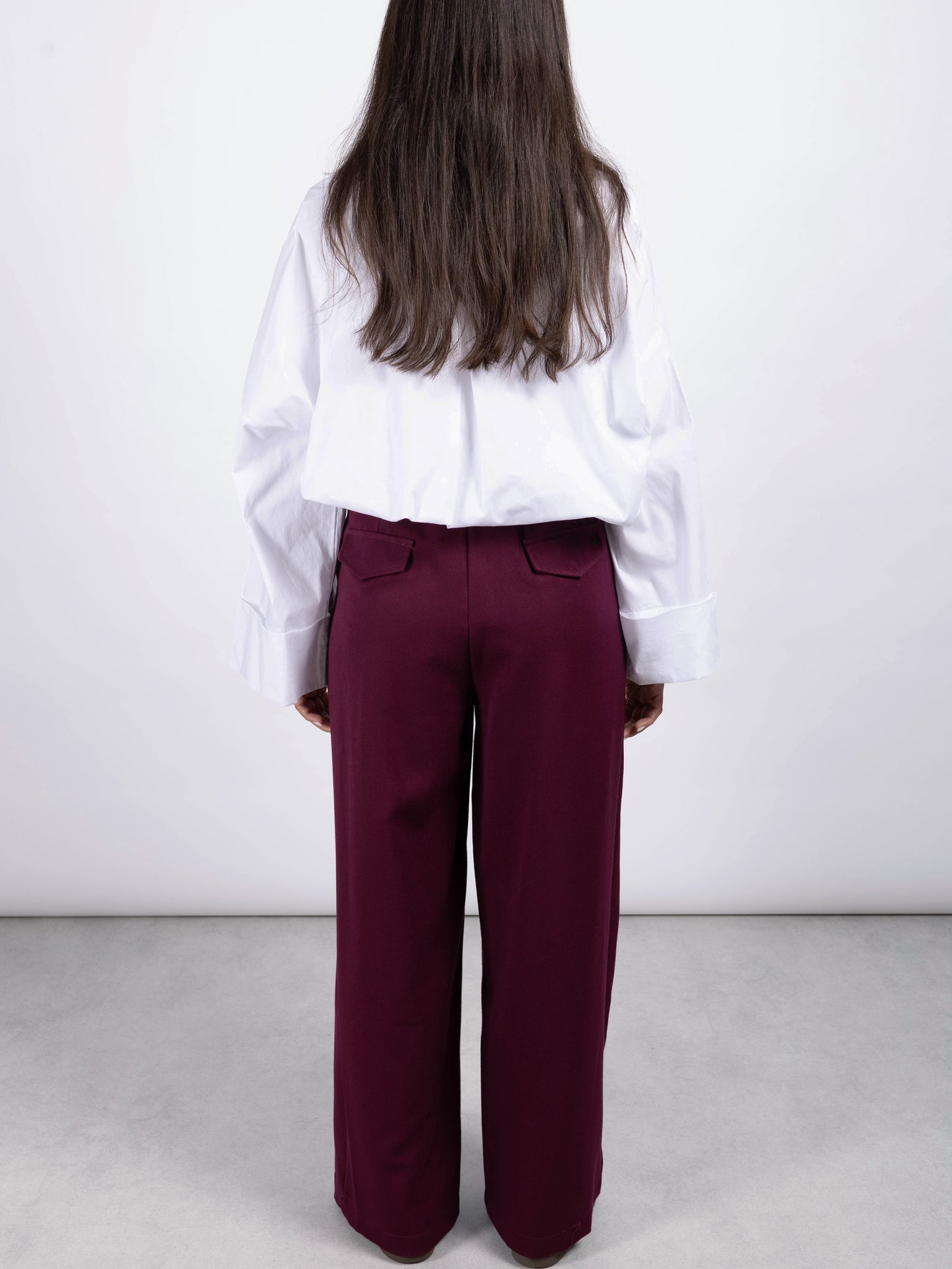 PANTALON ÉPAIS BORDEAUX