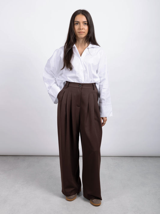 PANTALON ÉPAIS MARRON